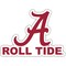 R & R INC. Alabama Crimson Tide "Roll Tide" Vinyl Decal Sticker
